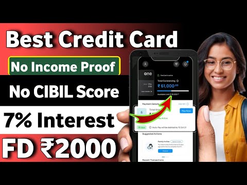 Best FD Credit Card App 2025 | One Score Credit Card Apply Online | OneScore FD based Credit Card