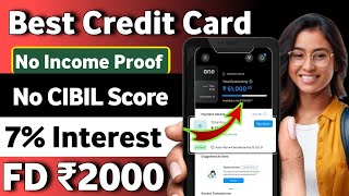 Best FD Credit Card App 2025 | One Score Credit Card Apply Online | OneScore FD based Credit Card