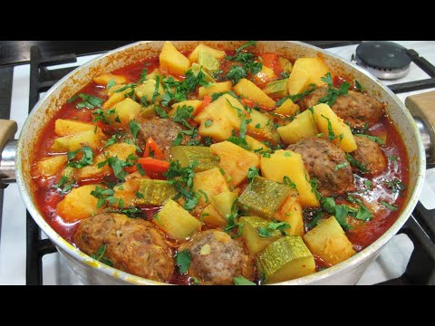 Вкусный УЖИН из простых продуктов! Котлеты с овощами на сковороде - Куда проще?