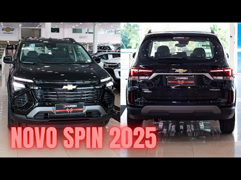 CHEVROLET SPIN 2025 PREMIER EM DETALHES - TUDO QUE MUDOU - VALE A PENA?