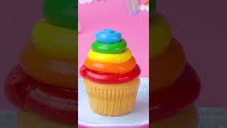 🌈 Amazing RAINBOW Cupcake For You #Shorts