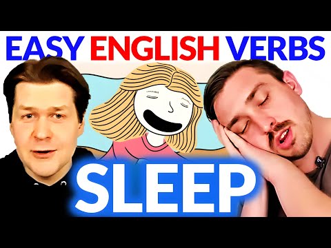 Easy English Verbs: SLEEP 😴 Beginner English Comprehensible Input Lesson | Learn English Naturally