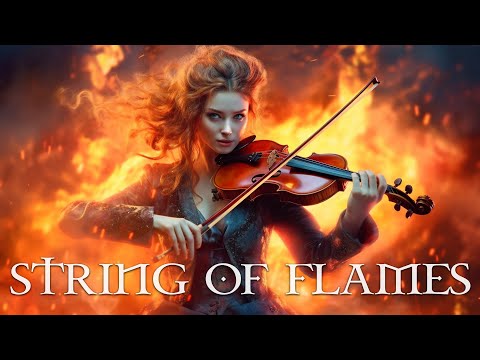 "STRING OF FLAMES" Pure Dramatic 🌟 Most Powerful Violin Fierce Orchestral Strings Music