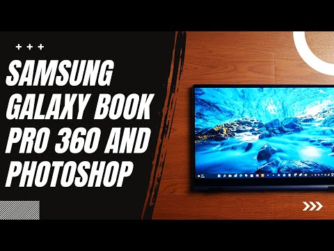 Adobe Photoshop Demo on Samsung Galaxy Book Pro 360  15 Inch 8gb Using the S Pen