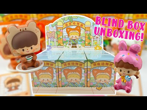 OPENING A SET OF FINDING UNICORN ZZOTON BLIND BOXES! zZoton Naughty Animal City Blind Box Series ♡