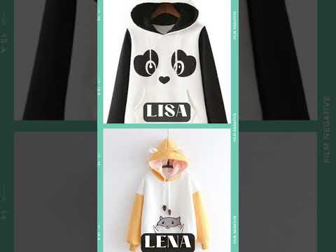 LISA OR LENA HOODIES 😍