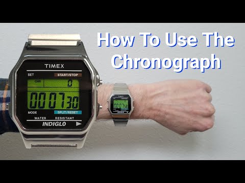 Timex Men’s Classic Digital Watch – How To Use The Chronograph