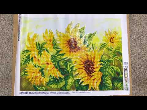 Hazy Daze Sunflowers by Diamond Dotz | Post Review