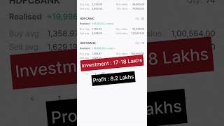 8 Lakhs + Profits | Investment : 17 Lakh | Swing Trading | #trading #stockmarket  #nifty50 #ipo