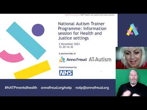 National Autism Trainer Programme – Health and justice settings information session