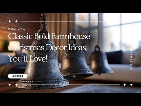 Classic Bold Farmhouse Christmas Decor Ideas You’ll Love!