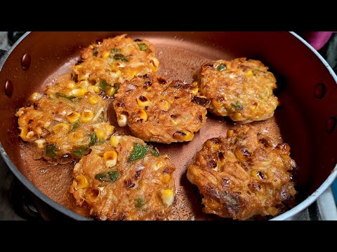 Delicious Sweet Corn and Potato Cutlets - A Perfect Snack Recipe  !!   కట్లెట్ - సులభంగా చేసుకోవచ్చు