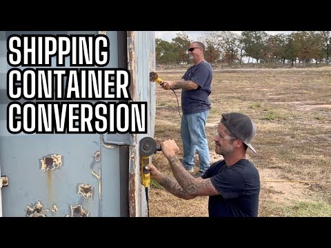 Ultimate Shipping Container Chicken Coop Conversion with @TheCrockers  Precision Cuts & Challenges