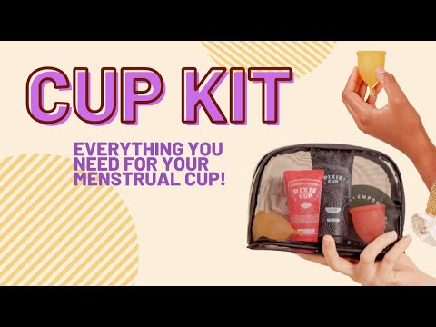 PERIOD EMERGENCY Kit | Menstrual Cups Included | First Period Cup Kit