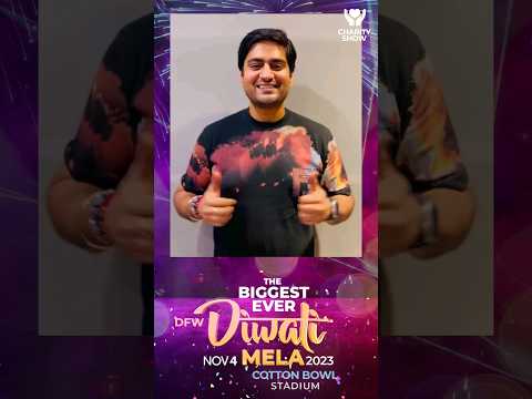 Bollywood Singer Amit Mishra invites 🕺🏻 💃🏿 You to the DFW Diwali Mela 2023 🧨💥 l Bulleya l #shorts