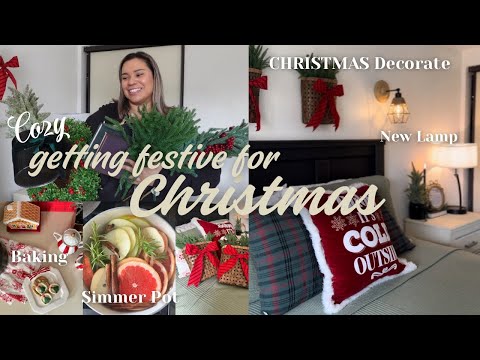 🎄✨Getting Extra Cozy for Christmas! Christmas Decorating 2024, Christmas cookies #christmasvibes