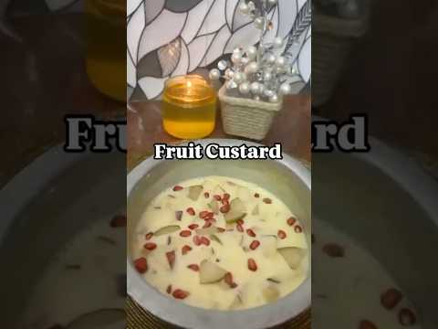 Fruit Custard 🫐🍋‍🟩🍌🍊🍍🍎🍓#muskangarg3011 #cookwithmuskan #fruitcustard #youtubeshorts