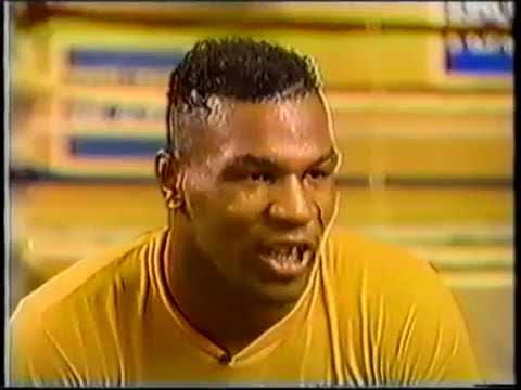 Mike Tyson Interview before to fight against Stewart (1990)