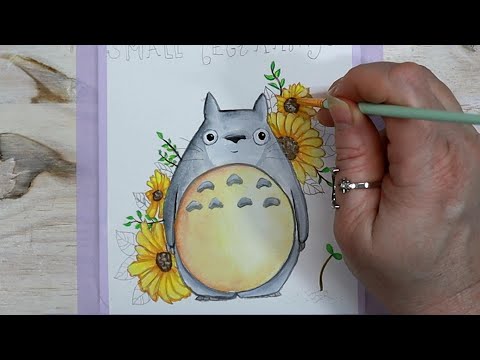 Big things often have small beginnings. #myneighbortotoro   #watercolorpainting #watercolorart