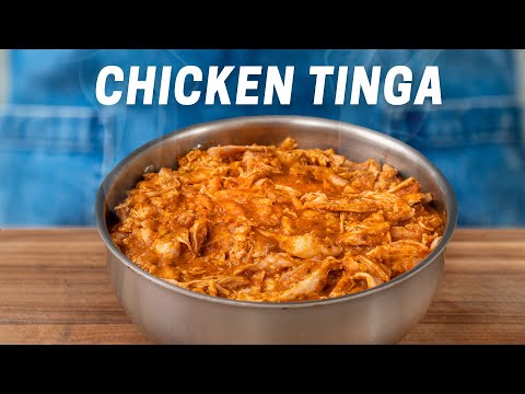 Easy Weeknight Chicken Tinga Tostadas | Weeknighting