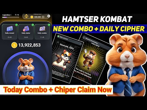 Hamster Kombat Daily Combo + Cipher Today 1st july | Daily Combo Hamster Kombat Daily cipher 1 july