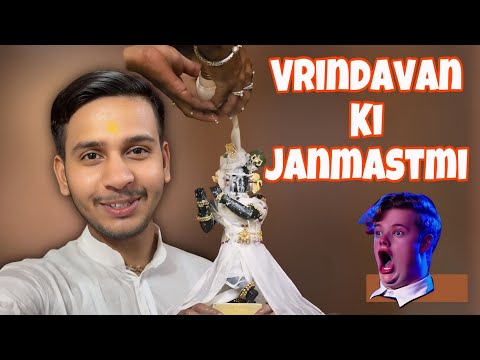 Vrindavan जन्माष्टमी - Badhaaai hooo 🤩 संतों के दर्शन 🥰