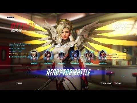 Tracer and Widow Maker messed with noob Mercy