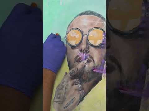 Mac Miller Oil Painting 🥺💜