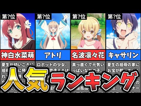 『それは忘れることのできない ひと夏の思い出』【ATRI】キャラクター人気ランキング