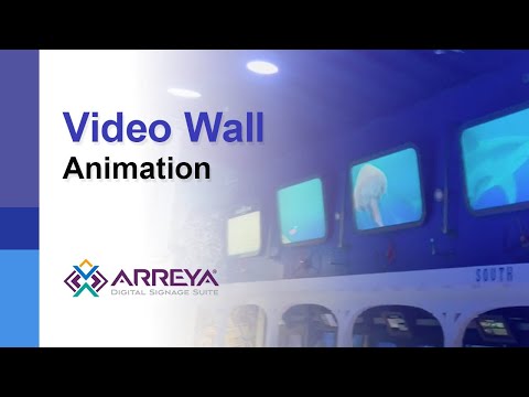 Video Wall Animation on Digital Signage