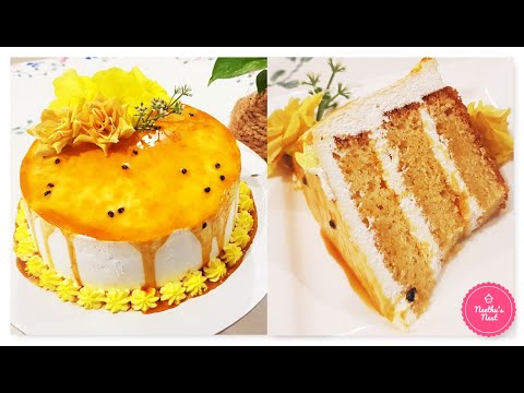 Passion Fruit Cake Recipe |  Delicious Home Made Cake | Neethu's Nest