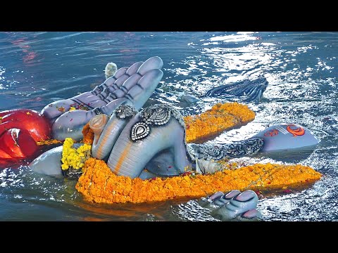 Kurnool Ganesh Nimajjanam 2024 | Big Ganpati Visarjan 2024 In River | Big Ganesh immersion 2024