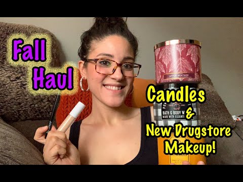 Fall Haul | New DRUGSTORE Makeup | Candles and More