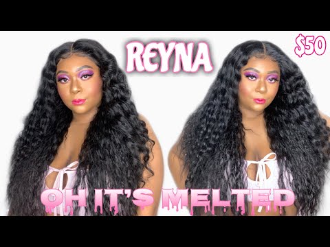 WHAT LACE??? REYNA SENSATIONNEL SYNTHETIC 13X6 WIG INSTALL | WIGTYPES.COM | OHHH SHE MELTED