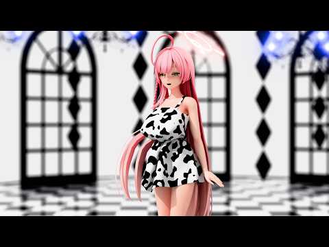 【Blue Archive MMD】ハナコ Hanako - ビビデバ / Bibbidiba (Physics testing)