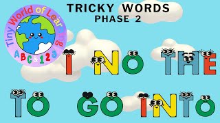 Toddler Learning Video: Phase 2 Tricky Words: I, No, The, To, Go, Into