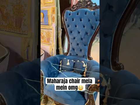 Maharaja Chair Mela mein FurnitureShopping😳 #mela2025 #mela #chair #melashopping #furnitureshopping