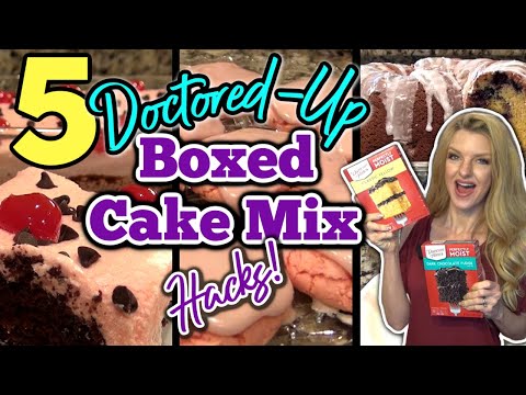 5 Mind-Blowing BOX CAKE MIX RECIPES you MUST TRY! | Doctored-Up Box Cake Mix Recipes Ep. #6