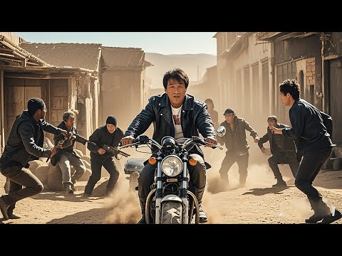 100 people chased the beggar. But he was Jackie Chan's apprentice, and got rid of them all in 1 move