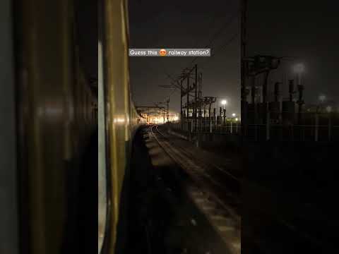 Beautiful local train railway station #asmr #mumbailocal #mumbailocaltrain #aclocal #mumbai