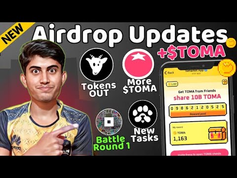 Goats Airdrop is Out | Earn More $TOMA on Tomarket | Not Pixel Battle Round 1 | Goats Withdrawal Now