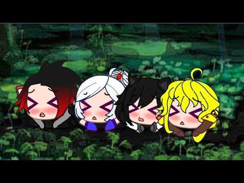 #RWBYQuicksand Team RWBY Surveying Some Quicksand Spots ❤️🤍🖤💛