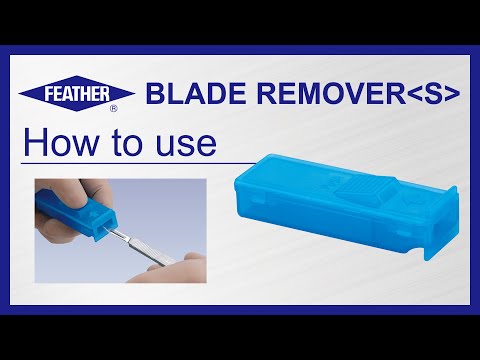 【How to use】FEATHER Blade Remover S