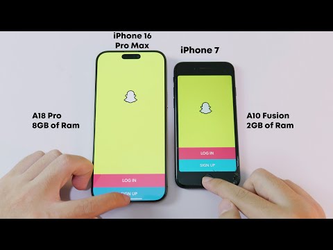 iPhone 7 VS iPhone 16 Pro Max - Speed Test