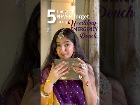 MUST have essentials in my Wedding Emergency Kit! | Jhanvi Bhatia