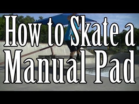 How to Ollie to Manual on a Manual Pad MADE EASY! (Skateboarding Tutorial)