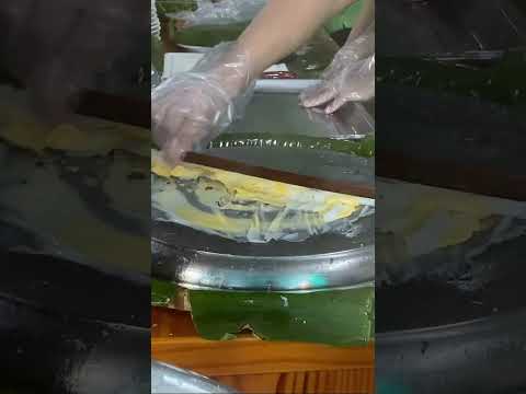 Asian Street Food 🔥 breakfast in Vietnam banh cuon