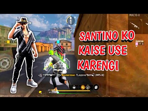 1 vs 4 Match || 4 Admiko Mundi Udadiya || Santino Character Kaise Use Karega || MSR GAMING