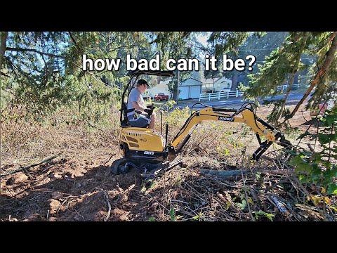 Testing out the diggit EM15 Chinese mini excavator.