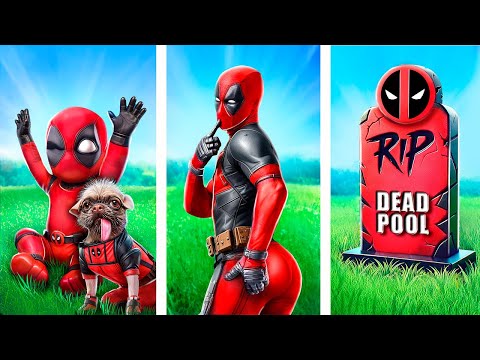 DEADPOOL vs Superheroes! From Birth to Death of Deadpool!